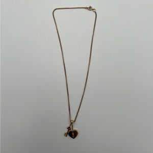 Chanel Heart Key Necklace